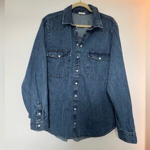 Pilcro Denim Button Down Shirt